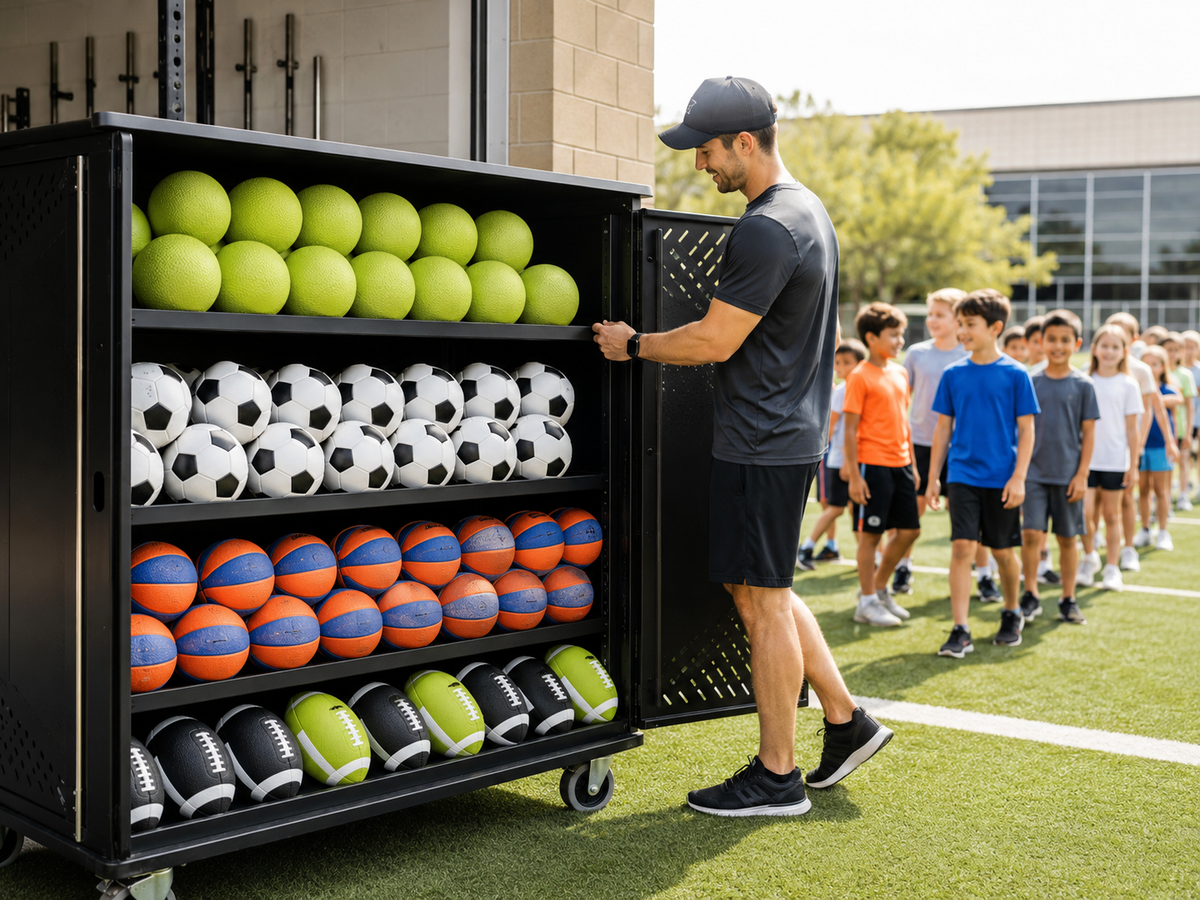 Organized sports ball packs for schools and camps