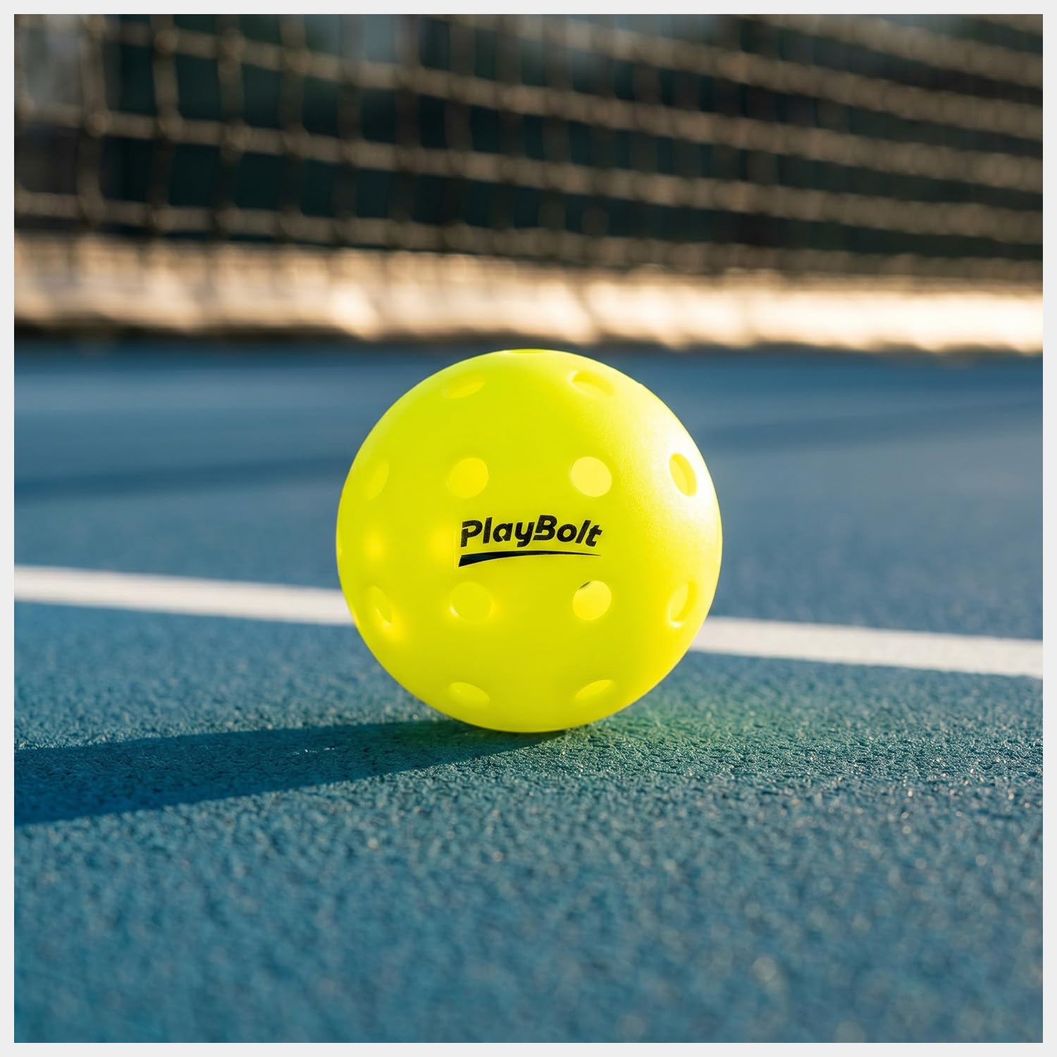 PlayBolt Outdoor Pickleball Balls, 50 Pack Bulk Pickle Ball Set, USAPA