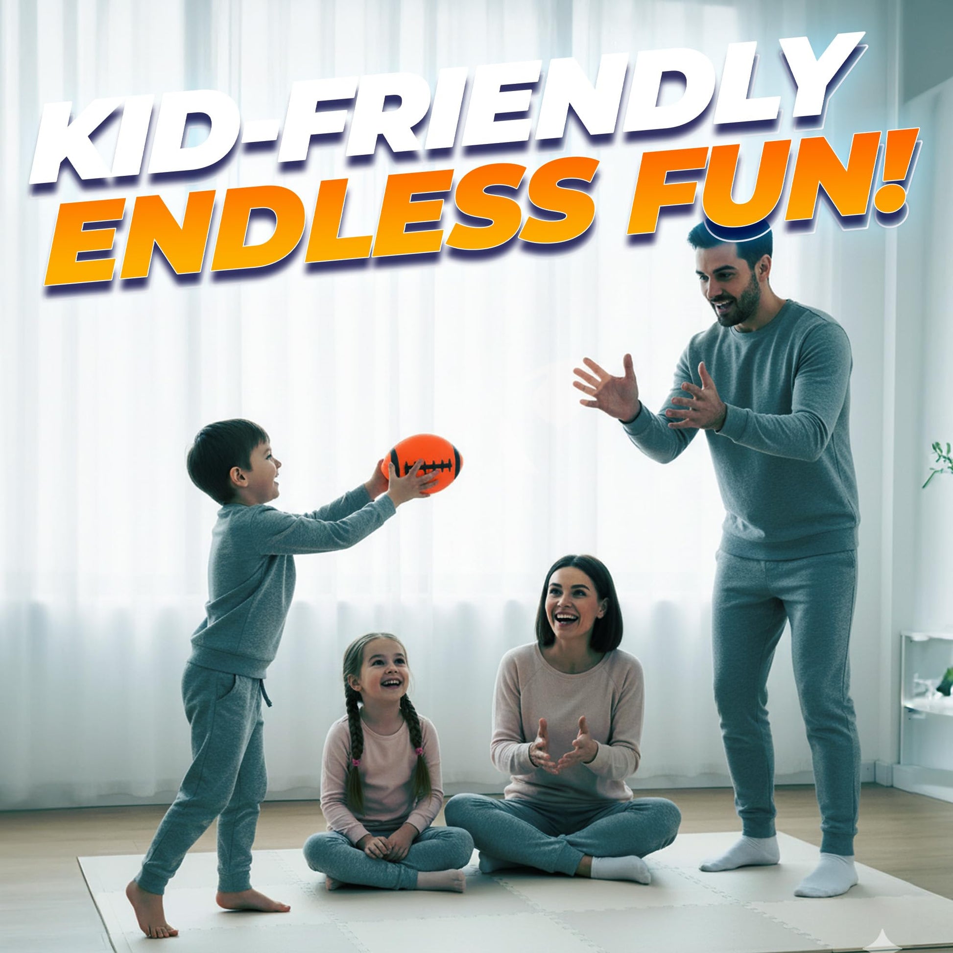 6-Inch Mini Footballs for Kids (Pack of 5) - Inflatable PVC Football Toys for Boys & Girls w/ Hand Pump, Easy to Grip Small Sports Balls for Backyard, Recess, Party Favor, Indoor/Outdoor, Colorful