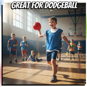 Playbolt 7-inch Dodgeballs For Kids & Adults (6 Pack) - Rubber Kickball Playground Four Square Balls With Pump - Colorful Indoor Or Outdoor Play Sports Balls For School PE Class, Recess, Backyard Game