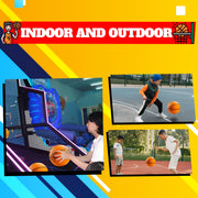 Bedwina Mini Basketball - Rubber 7 Inch, Size 3 (Pack of 2) - Mini Hoop Outdoor Basketball Set for Small Hoops Indoor & Outdoor Pool Parties - Kids Birthday Gift, Arcade Games