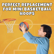 Rubber Mini Basketballs 7 Inch, Size 3 (Pack of 12) - Assorted Colors Indoor or Outdoor Basketball for Kids, Boys & Girls, for Small Hoops, Pool, Game Prizes, Arcade Games, and Party Favors with Pump