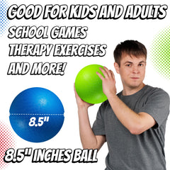 8.5-Inch Kickball Playground Balls for Kids & Adults (6-Pack)