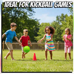 PlayBolt 5” Playground Balls for Toddlers & Kids Dodgeball - (6 Pack)