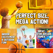 Bedwina Mini Basketball - 7in, Size 3 Bulk Pack of 12 - Mini Hoop Outdoor Basketball Set & Indoor, for Small Hoops & Pool Basketball Parties - Kids Party Favors, Arcade