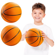 Bedwina Mini Basketball - Rubber 7 Inch, Size 3 (Pack of 2) - Mini Hoop Outdoor Basketball Set for Small Hoops Indoor & Outdoor Pool Parties - Kids Birthday Gift, Arcade Games