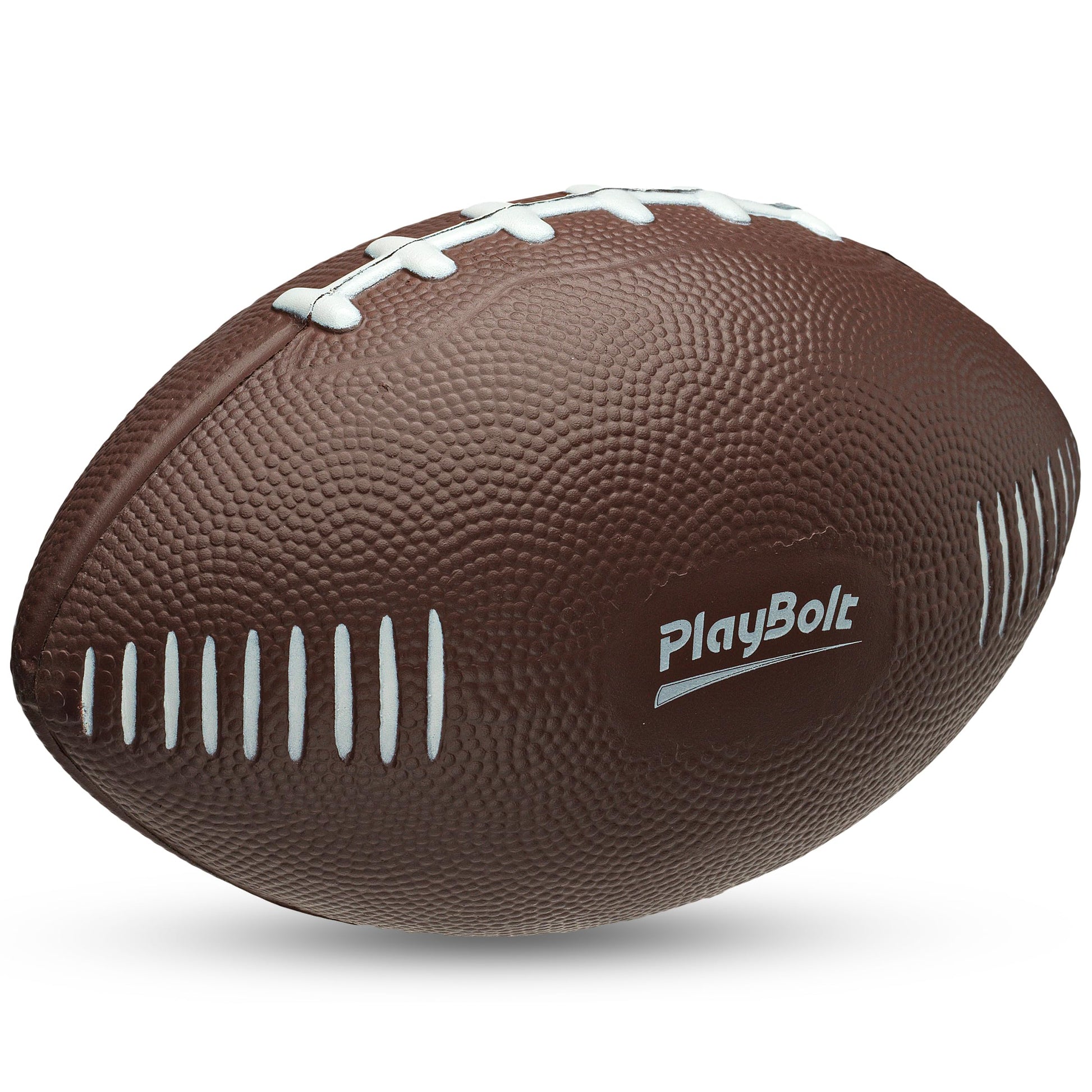 7.25" Foam Football for Kids & Toddlers - Easy Grip Small Youth Football Toy - Soft Mini Football for Little Hands, Indoor & Outdoor Play Ball, Safe Sports Toy Gift for Boys & Girls - Brown