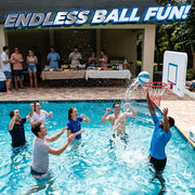 PlayBolt 7-Inch Pool Basketballs (3 Pack) - Waterproof Water Toy Balls - Size 3 Floating Water Basketball for Pool Hoop, Swimming Pool Party Games, Kids & Adults