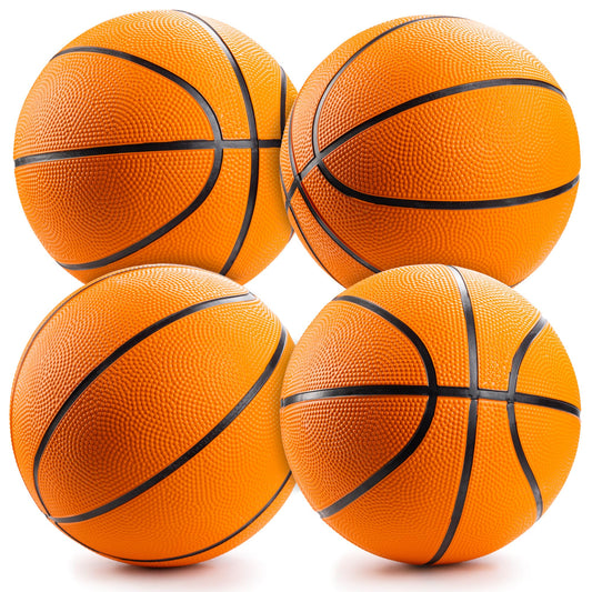 Bedwina Mini Basketball - 7in, Size 3 Bulk Pack of 12 - Mini Hoop Outdoor Basketball Set & Indoor, for Small Hoops & Pool Basketball Parties - Kids Party Favors, Arcade